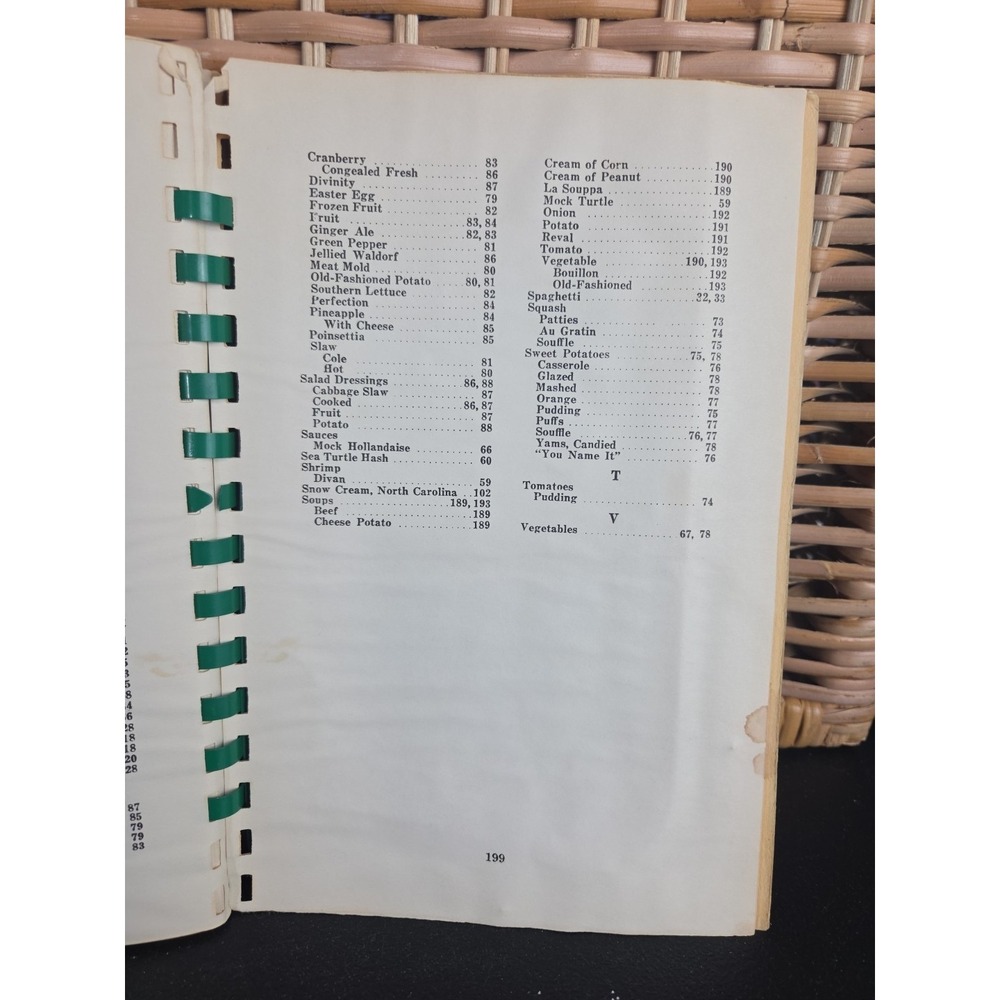 North Carolina Kitchens Favorite Recipes Old And New Cookbook Home Demonstration - Picture 12 of 13
